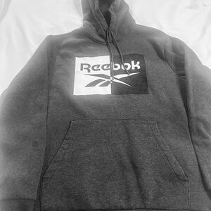 Reebox Men’s Fleece Long Sleeve Hoodie w/ Reebox logo Unisex